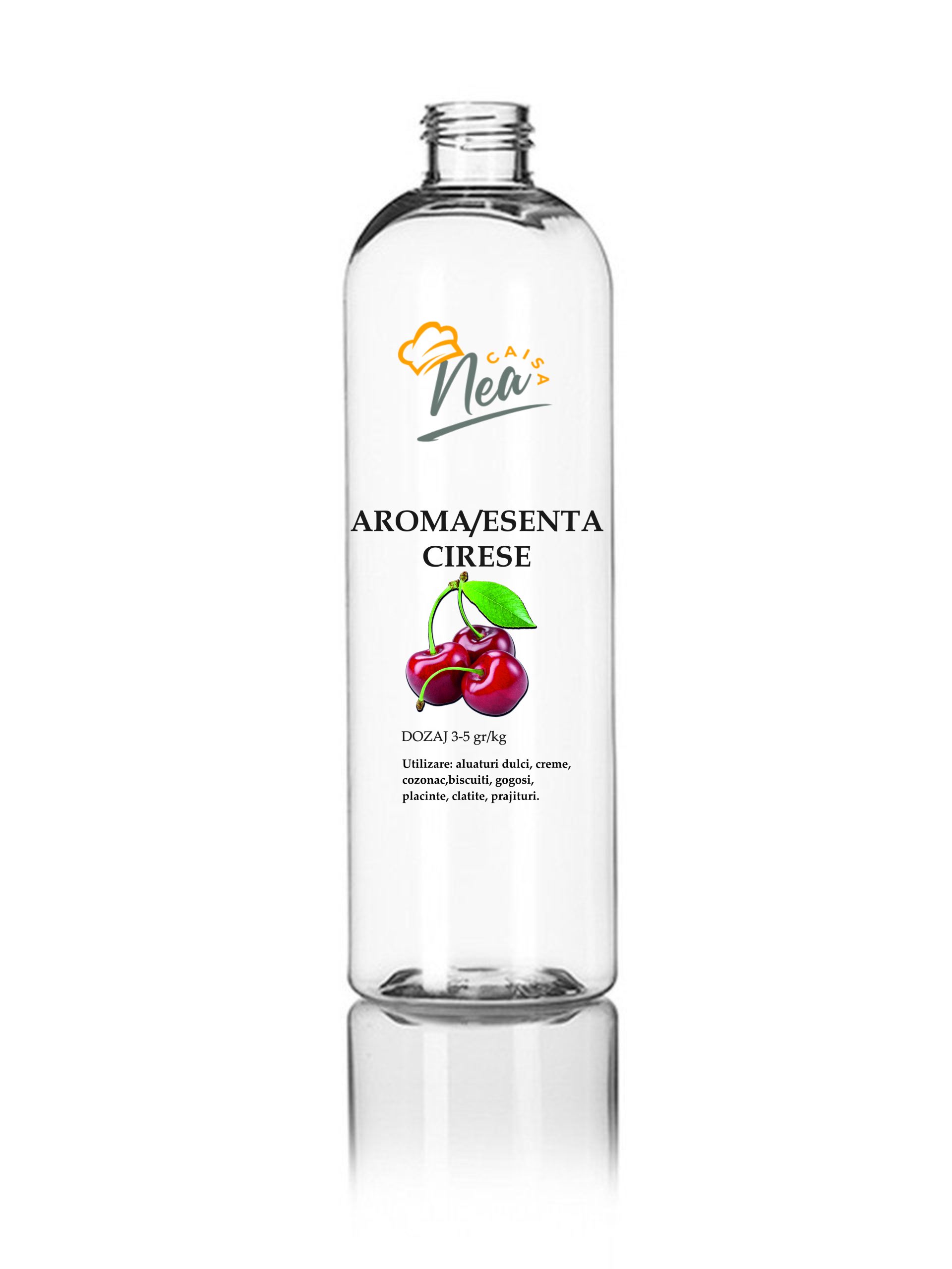 Aceasta esenta este rezistenta la temperaturi inalte (max 220 grade), ceea ce o face potrivita pentru deserturile fierte, coapte, prajite, deoarece nu isi pierde aroma in timpul tratamentului termic.